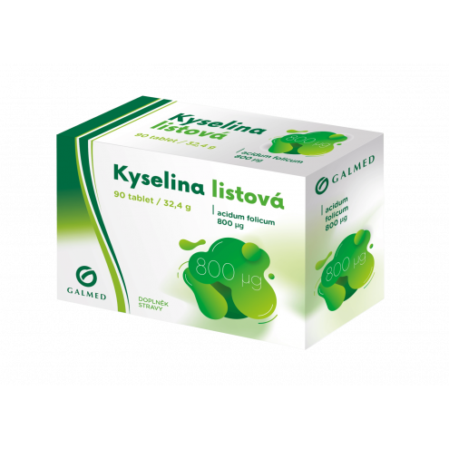 Galmed Kyselina listová 800mcg 90 tablet